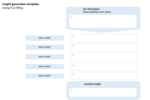 Insight generation template - Five Whys