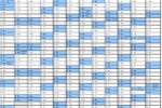 2021 free calendar full year on one page